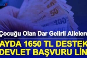 Çocuklu Ailelere Ek Destek Paketi Açıklandı